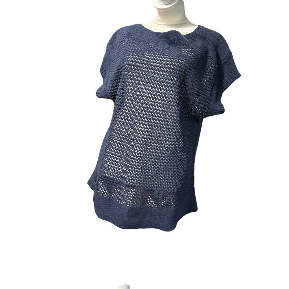 Eddie Bauer Dark Blue Knit Sweater